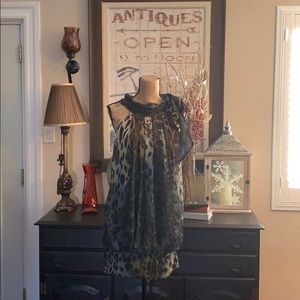 Leopard Print Bubble Dress